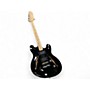 Used Starcaster by Fender starcaster black Hollow Body Electric Guitar black