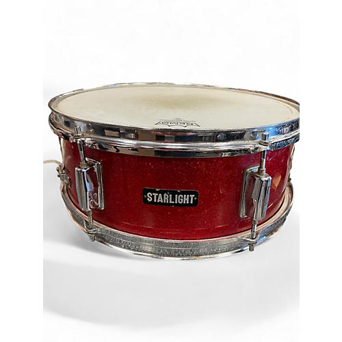 Used Starlight 5X14 MIJ 6 PLY LAUAN RED SPARKLE Drum RED SPARKLE 8