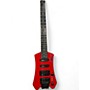 Used Steinberger Blake Red Electric Bass Guitar Red