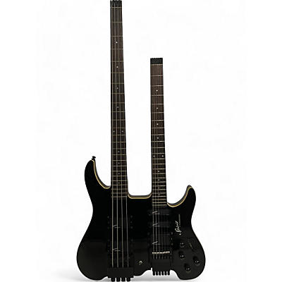 Steinberger Used Steinberger SPIRIT DOUBLE NECK (BASS AND GUITAR) BLACK Solid Body Electric Guitar