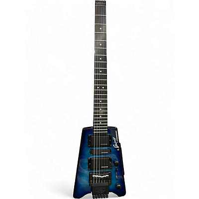 Steinberger Used Steinberger SPIRIT GT PRO DELUXE QUILT TRANS BLUE BURST Solid Body Electric Guitar