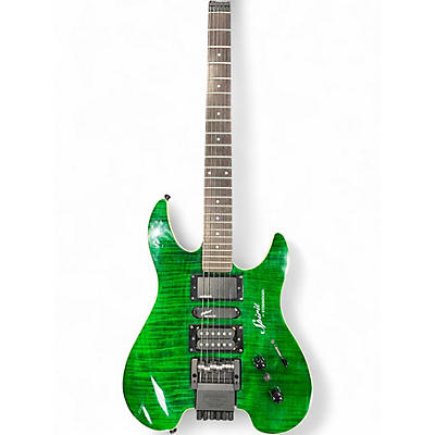 Used Steinberger SPIRIT GU7R Trans Green Solid Body Electric Guitar