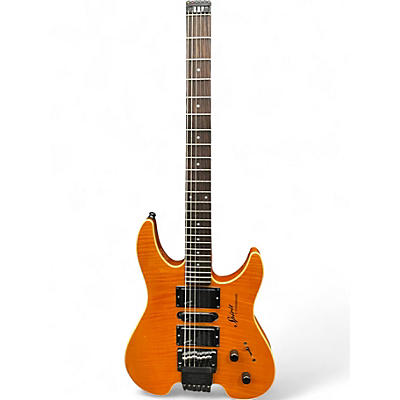 Used Steinberger SPIRIT Orange Solid Body Electric Guitar