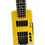 Used Steinberger SPIRIT YELLOW Electric Bass Guitar YELLOW