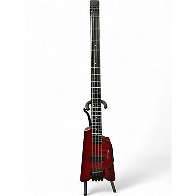 Used Steinberger SYNAPSE Cherry Flame Maple Electric Bass Guitar