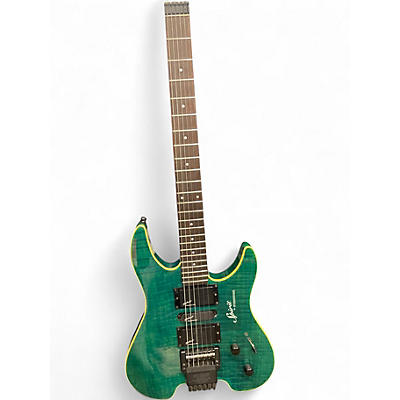 ギター Spirit by Steinberger GU-7R Greenflame STEINBERGER GU-7R Spirit GUITAR Translucent Green Flame | Reverb