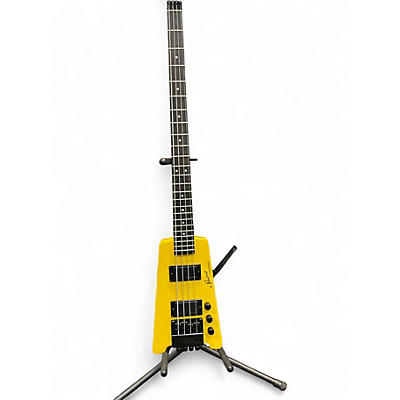 Used Steinberger Spirit XT-2 Standard  Hot Rod Yellow Electric Bass Guitar