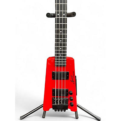 Used Steinberger Spirit XT2 Candy Apple Red Electric Bass Guitar