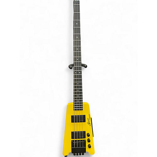 Used Steinberger Spirit Yellow Electric Bass Guitar Yellow