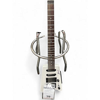Used Steinberger Spirit gt pro White Solid Body Electric Guitar