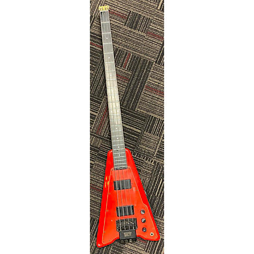 Steinberger Used Steinberger XP2 Red Electric Bass Guitar Red