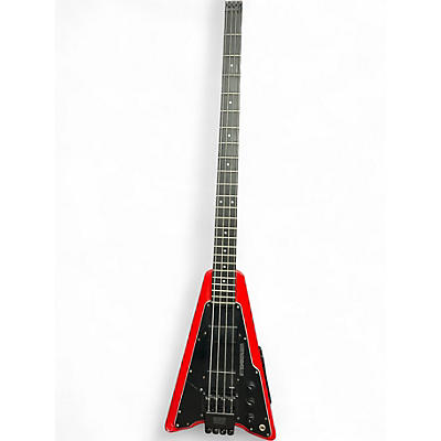 Used Steinberger XP2A Limited Edition Red Electric Bass Guitar