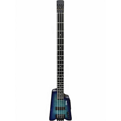 Used Steinberger XS1FPA Synapse Ocean Blue Burst Electric Bass Guitar