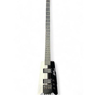Used Steinberger XT2 SPIRIT Black and White Electric Bass Guitar