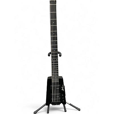 Used Steinberger XT25 Spirit 5 String Black Electric Bass Guitar