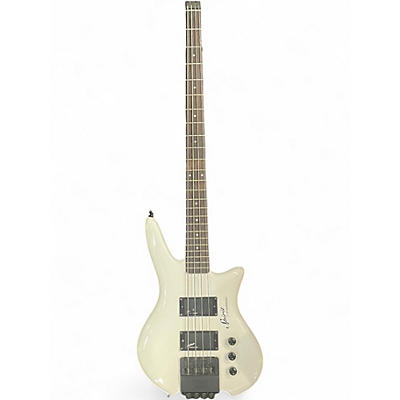 Used Steinberger XZ Spirit White Electric Bass Guitar
