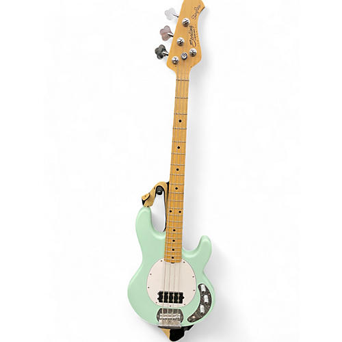 Used Steling ERNIEBALL STINGRAY 4 Seafoam Green Electric Bass Guitar Seafoam Green