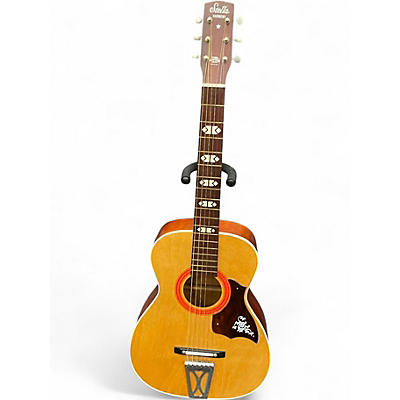 Used Stella HARMONY Natural Acoustic Guitar