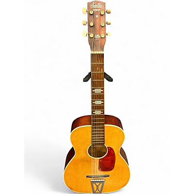 Used Stella SINGLE 0 PARLOR Natural Acoustic Guitar