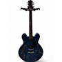 Used Stellar HOLLOWBODY Blue Hollow Body Electric Guitar Blue