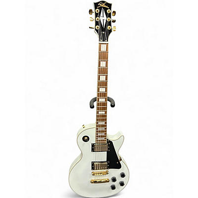 Used Stellar mercury white Solid Body Electric Guitar