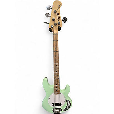 Used Stering STING RAY Emerald Green Electric Bass Guitar