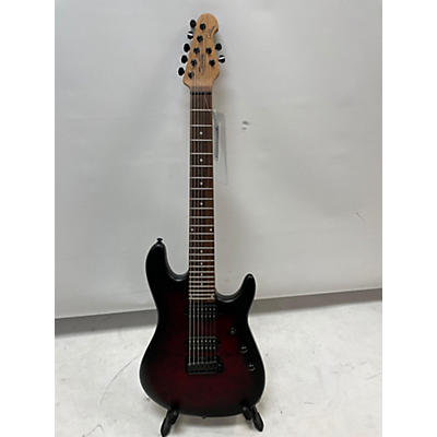 Used Sterling Audio Jason Richardson Signature Cutlass 7 Dark Scarlet Burst Solid Body Electric Guitar