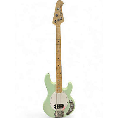 Used Sterling Audio Stingray Mint Green Electric Bass Guitar