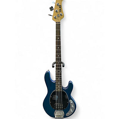 Used Sterling Audio Sub Ray4 Transparent Blue Electric Bass Guitar