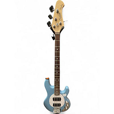 Used Sterling Audio stingray Blue Sapphire Electric Bass Guitar