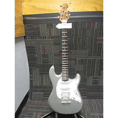 Sterling by Music Man Used Sterling By Music Man CT50HSS Silver Solid Body Electric Guitar