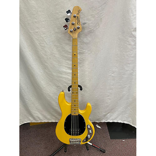 Sterling by Music Man Used Sterling By Music Man Classic Ray 24 Yellow Electric Bass Guitar Yellow