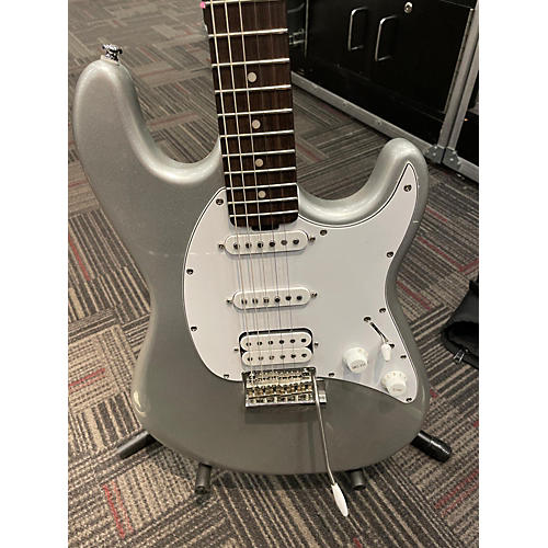 Sterling by Music Man Used Sterling By Music Man Cutlass Silver Solid Body Electric Guitar Silver