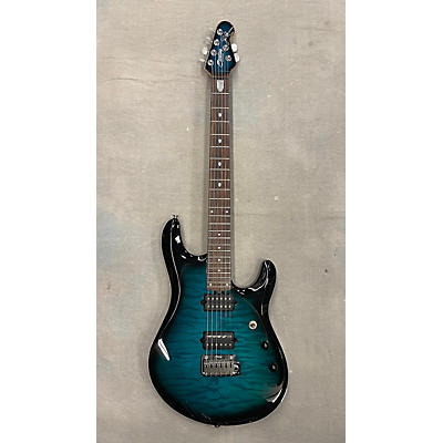 Sterling by Music Man Used Sterling By Music Man JP100D Trans Green Solid Body Electric Guitar