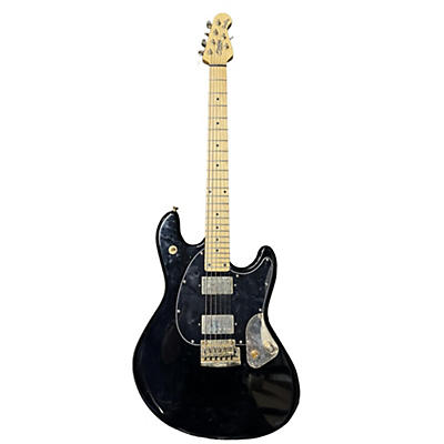 Sterling by Music Man Used Sterling By Music Man Jared Dines Sting Ray Black Solid Body Electric Guitar