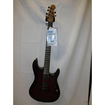 Sterling by Music Man Used Sterling By Music Man Jason Richardson 6 Scarlet Burst Satin Solid Body Electric Guitar