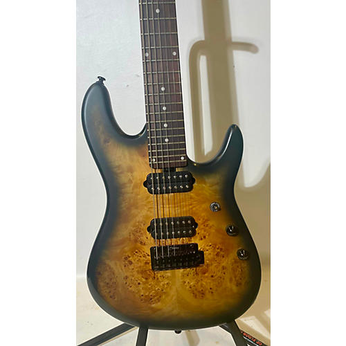 Sterling by Music Man Used Sterling By Music Man Jason Richardson 7 String Poplar Burst Solid Body Electric Guitar poplar burst