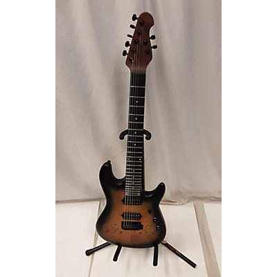 Sterling by Music Man Used Sterling By Music Man Jason Richardson Cutlass 7 String Poplar Burst Solid Body Electric Guitar