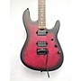 Used Sterling by Music Man Used Sterling By Music Man Jason Richardson Cutlass Dark Scarlet Burst Solid Body Electric Guitar dark scarlet burst