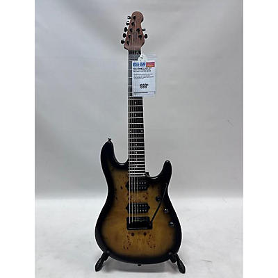 Sterling by Music Man Used Sterling By Music Man Jason Richardson Cutlass Natural Poplar Burst Solid Body Electric Guitar