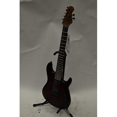 Sterling by Music Man Used Sterling By Music Man Jason Richardson Cutlass Signature 7-String Dark Scarlet Burst Satin Solid Body Electric Guitar