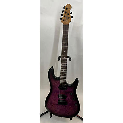 Sterling by Music Man Used Sterling By Music Man Jason Richardson Cutlass Signature COSMIC PURPLE BURST STAIN Solid Body Electric Guitar