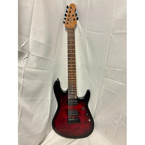 Sterling by Music Man Used Sterling By Music Man Jason Richardson Signature 7-string Trans Crimson Red Solid Body Electric Guitar Trans Crimson Red