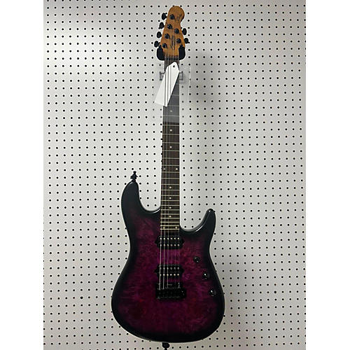 Sterling by Music Man Used Sterling By Music Man Jason Richardson Signature Cutlass Cosmic Purple Burst Satin Solid Body Electric Guitar Cosmic Purple Burst Satin