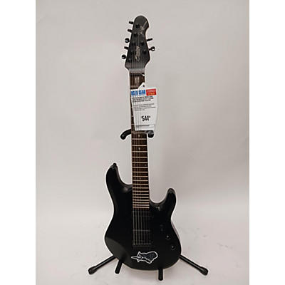 Sterling by Music Man Used Sterling By Music Man John Petrucci JP157 7 String Black Solid Body Electric Guitar