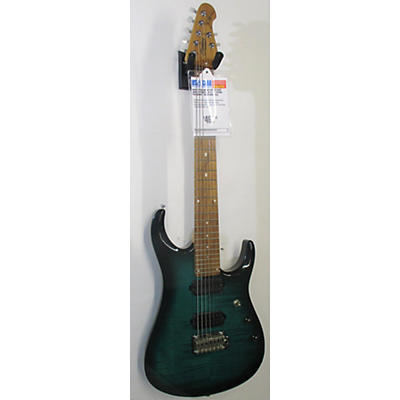 Sterling by Music Man Used Sterling By Music Man John Petrucci JP157 7 String Tealburst Solid Body Electric Guitar