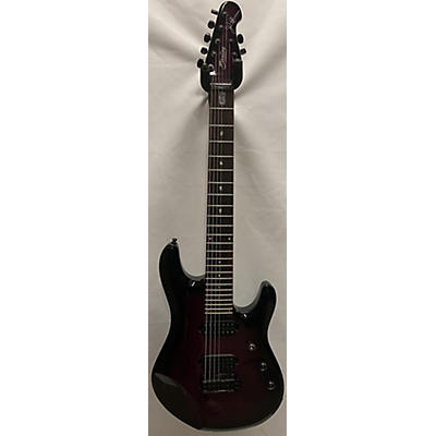 Sterling by Music Man Used Sterling By Music Man John Petrucci JP157 7 String Trans Purple Solid Body Electric Guitar