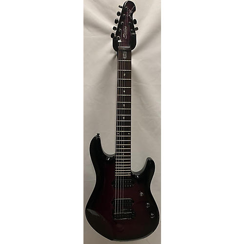 Sterling by Music Man Used Sterling By Music Man John Petrucci JP157 7 String Trans Purple Solid Body Electric Guitar Trans Purple