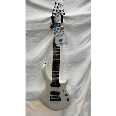 Sterling by Music Man Used Sterling By Music Man John Petrucci Majesty 7 String Pearl White Solid Body Electric Guitar