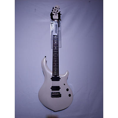 Sterling by Music Man Used Sterling By Music Man John Petrucci Majesty Pearl White Solid Body Electric Guitar